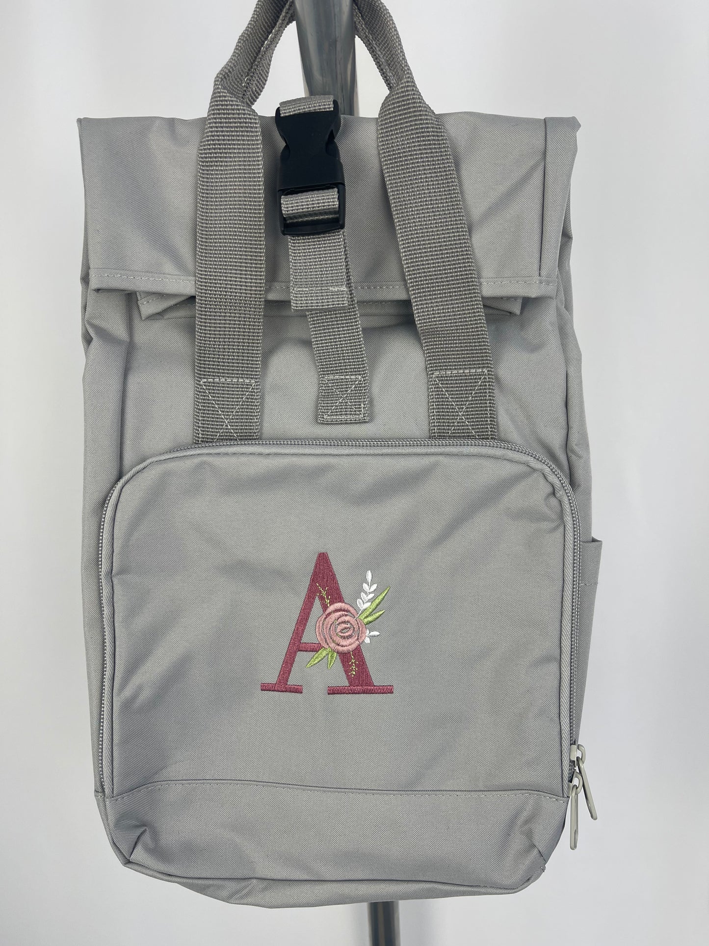 Rolltop Rucksack bestickt