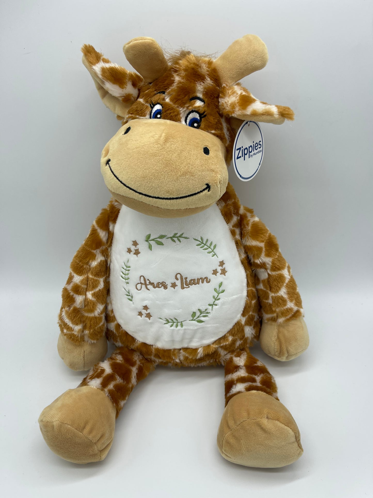 Kuscheltier „Giraffe“ personalisiert Geschenk