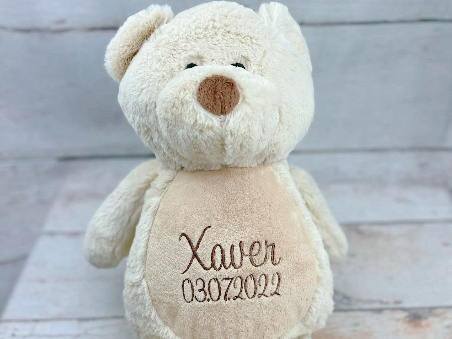 Kuscheltier Teddybär personalisiert